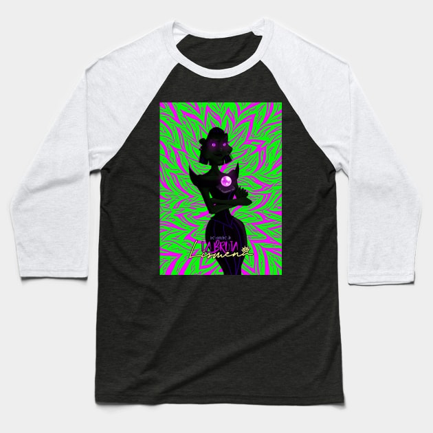 Los cuentos de la bruja Lismena Baseball T-Shirt by JonasEmanuel